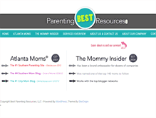 Tablet Screenshot of bestparentingresources.com